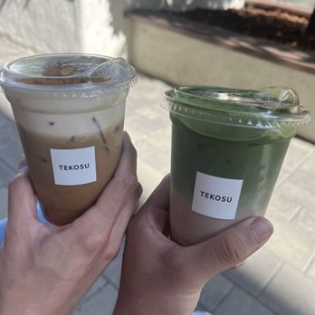 Tekosu Cafe - Biscoff Latte and Strawberry Matcha - Coffee & Tea Near Me - Arcadia, California Tekosu Cafe - Biscoff Latte and Strawberry Matcha - Coffee & Tea Near Me - Arcadia, California