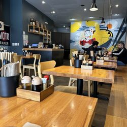 Moto Ramen - Cute mural and plenty of seating.