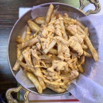 Karachi Kafe - Mayo Garlic Fries - Pakistani Near Me - Voorhees Township, New Jersey Karachi Kafe - Mayo Garlic Fries - Pakistani Near Me - Voorhees Township, New Jersey