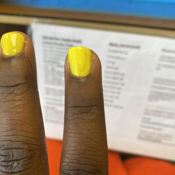 Kristine Salon - Uneven polish and untapered sides - Nail Salons Near Me - Katy, Texas Kristine Salon - Uneven polish and untapered sides - Nail Salons Near Me - Katy, Texas