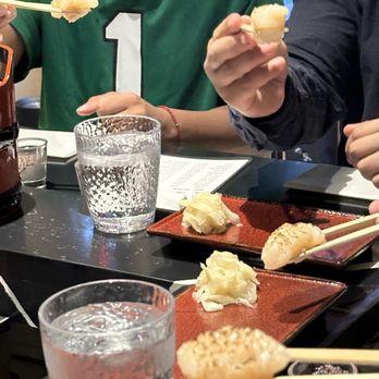 Hanaya Omakase - Hotate first course, Salut! - Sushi Bars Near Me - New York, New York Hanaya Omakase - Hotate first course, Salut! - Sushi Bars Near Me - New York, New York