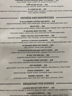 Menu photo 2 JW’s Kitchen Springfield, MO