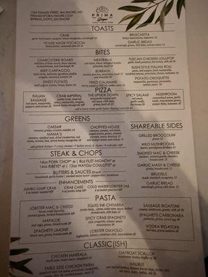 Menu photo 2 Prima Dopo Baltimore, MD Menu photo 2 Prima Dopo Baltimore, MD