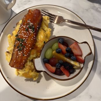 Loona's Cafe - Bacon folded egg. - Coffee & Tea Near Me - Huntsville, Alabama