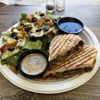 Eclectic Chef - Pick two. French Dip & Greek Salad. - Sandwiches Near Me - Summerville, South Carolina Eclectic Chef - Pick two. French Dip & Greek Salad. - Sandwiches Near Me - Summerville, South Carolina