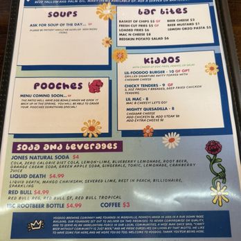 Voodoo Brew Pub - Menu - Brewpubs Near Me - Fishers, Indiana