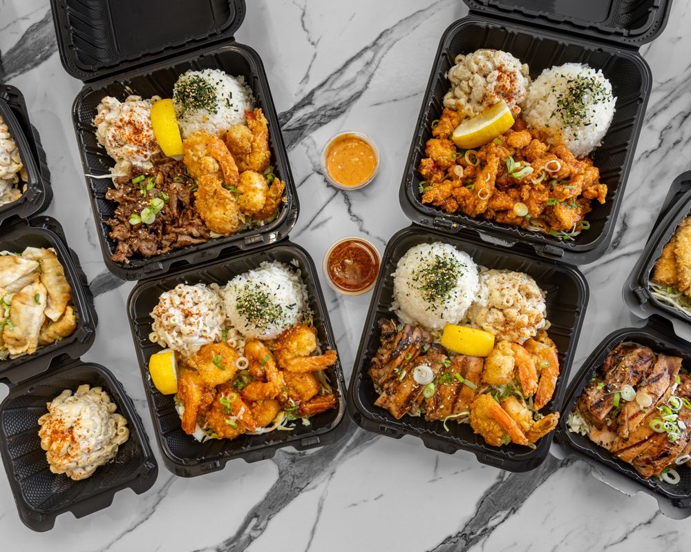 Food from Moon Grill Hawaiian BBQ