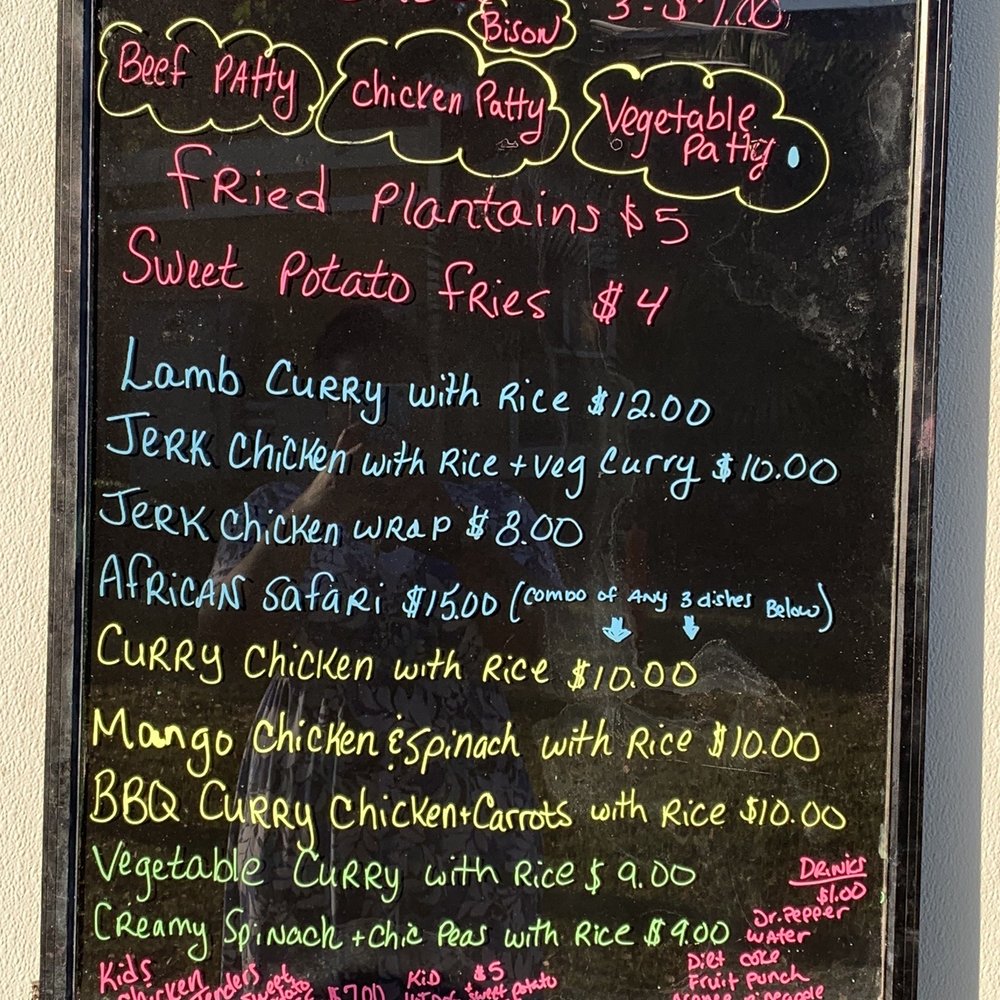 African Love Kitchen - Menu - Food Trucks Near Me - Saint Augustine, Florida