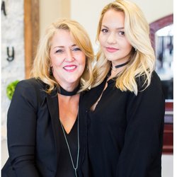 Alpha Beauty Salon - Lisa and stylist Tess