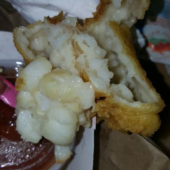 H. Salt Fish & Chips - This is supposed to be a scallop... not even - Seafood Near Me - Carson, California
