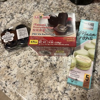 A Dong Supermarket - Century egg, Mung bean mochi and pistachio macaroons - International Grocery Near Me - Westminster, California A Dong Supermarket - Century egg, Mung bean mochi and pistachio macaroons - International Grocery Near Me - Westminster, California