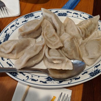 Katy's Dumplings - Pork and chive dumplings. - Chinese Near Me - Westmont, Illinois Katy's Dumplings - Pork and chive dumplings. - Chinese Near Me - Westmont, Illinois