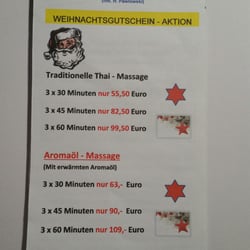 Kitima's Traditionelle Thai-Massage - Weihnachts-Aktion