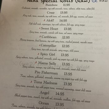 Naha Sushi Hibachi Ramen - Menu - Sushi Bars Near Me - Crystal River, Florida Naha Sushi Hibachi Ramen - Menu - Sushi Bars Near Me - Crystal River, Florida