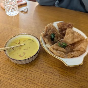 Thaiburi - Roti - sooooo crispy and the yellow curry is extremely flavorful - Thai Near Me - Modesto, California