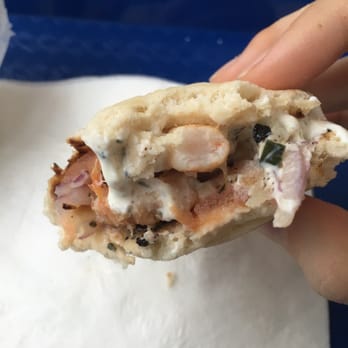 Freskos - Hamden - The last few bites of my delicious shrimp souvlaki! - Greek Near Me - Hamden, Connecticut