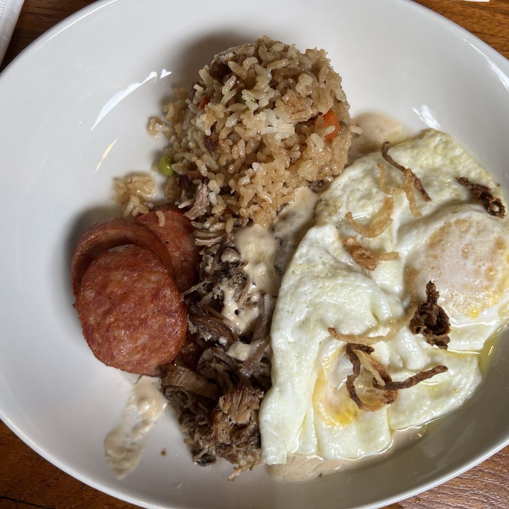 Keoki's Paradise - Loco Moco* - Seafood Near Me - Koloa, Hawaii Keoki's Paradise - Loco Moco* - Seafood Near Me - Koloa, Hawaii