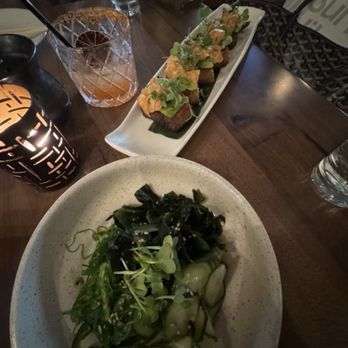 Ozumo - Seaweed Salad and Crispy Rice - Izakaya Near Me - San Jose, California