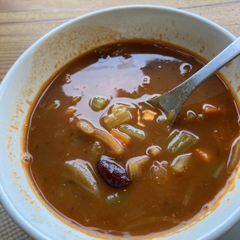 Petit Cafe - Made from scratch minestrone soup. - Coffee & Tea Near Me - Oakland, California Petit Cafe - Made from scratch minestrone soup. - Coffee & Tea Near Me - Oakland, California