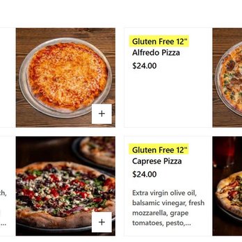 Tuscan Slice - GF pizzas on Tuscan Slice's online order screen. - Pizza Near Me - Waxahachie, Texas Tuscan Slice - GF pizzas on Tuscan Slice's online order screen. - Pizza Near Me - Waxahachie, Texas