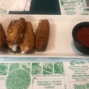 Erma Deli & Pizzeria - Mozzarella Sticks! So good! - Delis Near Me - Cape May, New Jersey Erma Deli & Pizzeria - Mozzarella Sticks! So good! - Delis Near Me - Cape May, New Jersey