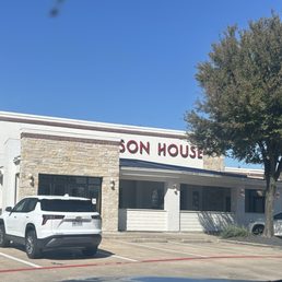 Exterior outside entrance of Hudson House - It's located right off of Preston... By the Stonebriar mall. Great lunch. - Frisco, Texas Exterior outside entrance of Hudson House - It's located right off of Preston... By the Stonebriar mall. Great lunch. - Frisco, Texas