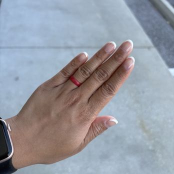 Nails by Jayden - Gel manicure: Thin French Tips - Nail Salons Near Me - Bellview, Florida