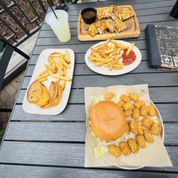 World of Beer - Cheese burger with cheddar cheese Kids Grilled Cheese Sandwich Beria quesadilla