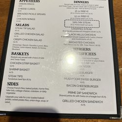 Lazy R Bar and Grill - Updated menu