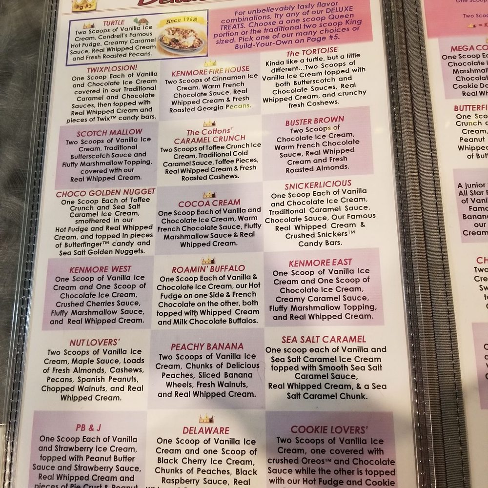 King Condrell's Candy & Ice Cream - Menu - Candy Stores Near Me - Kenmore, New York