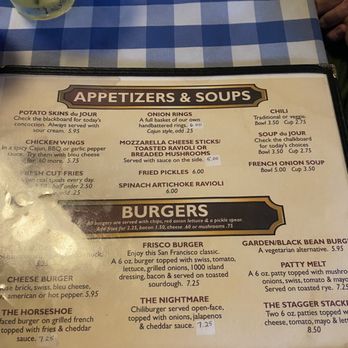 Stagger Inn - Menu - New American Near Me - Edwardsville, Illinois