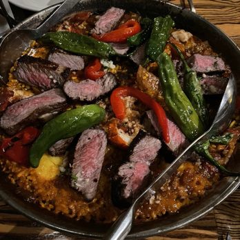 Basque Tapas Bar - Surf and turf paella - Spanish Near Me - Tarrytown, New York