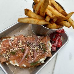 Smoked Salmon Toast