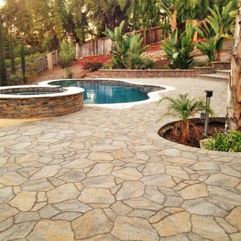 River Rock Outscape - a pool surrounded by trees - Landscaping Near Me - Escondido, California River Rock Outscape - a pool surrounded by trees - Landscaping Near Me - Escondido, California