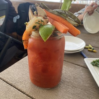 The Beachcomber - $21 Big Bad Bloody Mary - Seafood Near Me - Newport Beach, California