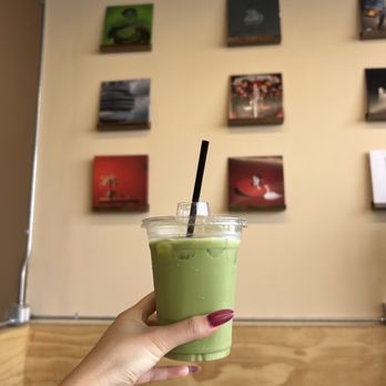 Nine Eight Five Coffee - matcha latte - Coffee & Tea Near Me - San Bernardino, California Nine Eight Five Coffee - matcha latte - Coffee & Tea Near Me - San Bernardino, California