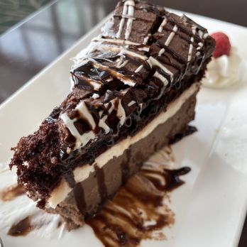Sauciety - Triple Chocolate Mousse Cake - New American Near Me - National Harbor, Maryland Sauciety - Triple Chocolate Mousse Cake - New American Near Me - National Harbor, Maryland