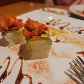 Asakusa - Volcano Roll -a  whole lump of rice tops with "lobster salad" - Japanese Near Me - Fort Wayne, Indiana