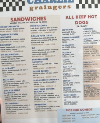 Menu photo 4 Charlie Graingers Hickory, NC