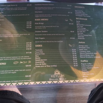 Key Lum - Menu - Bars Near Me - Key West, Florida