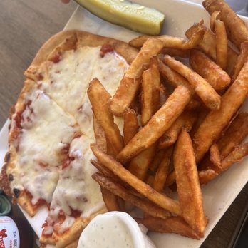 The Grille - Kids meal pizza a fries - New American Near Me - Corona, California The Grille - Kids meal pizza a fries - New American Near Me - Corona, California