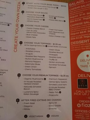 Menu photo 2 Fiazza Fresh Fired Ottawa, ON