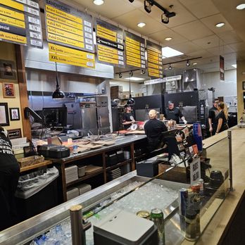 Mission BBQ - The restaurant's open kitchen with its employees. - Barbeque Near Me - Roanoke, Virginia Mission BBQ - The restaurant's open kitchen with its employees. - Barbeque Near Me - Roanoke, Virginia