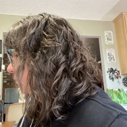 Crown Hair Salon - The new hairstyle with wave and curl.