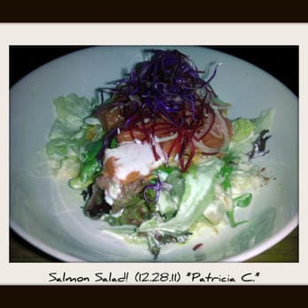 HanaMichi - Salmon Salad! - Japanese Near Me - New York, New York HanaMichi - Salmon Salad! - Japanese Near Me - New York, New York