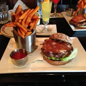 Wilde Bar & Restaurant - Bison Burger and sweet potato fries - Pubs Near Me - Chicago, Illinois Wilde Bar & Restaurant - Bison Burger and sweet potato fries - Pubs Near Me - Chicago, Illinois