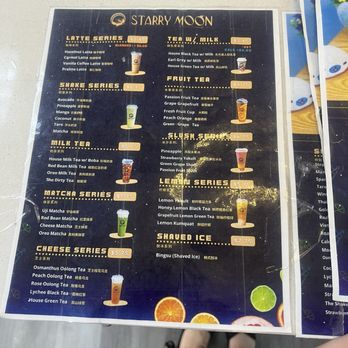 Starry Moon - Menu - Bubble Tea Near Me - Albuquerque, New Mexico