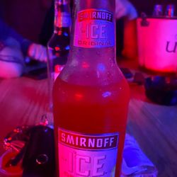 Tejano Wild West - Smirnoff Ice with Grenadine this drink is so good