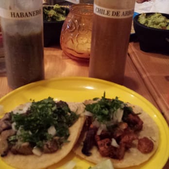 Tacos Tequilas - My second round: Pastor and Lengua. - Mexican Near Me - Chicago, Illinois