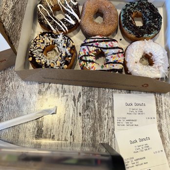 Duck Donuts - Fresh donuts   Mint donuts  Beach donuts  Cinnamon sugar donuts  Coconut bliss donuts  Coconut donut  S'mores donut - Donuts Near Me - Clark, New Jersey
